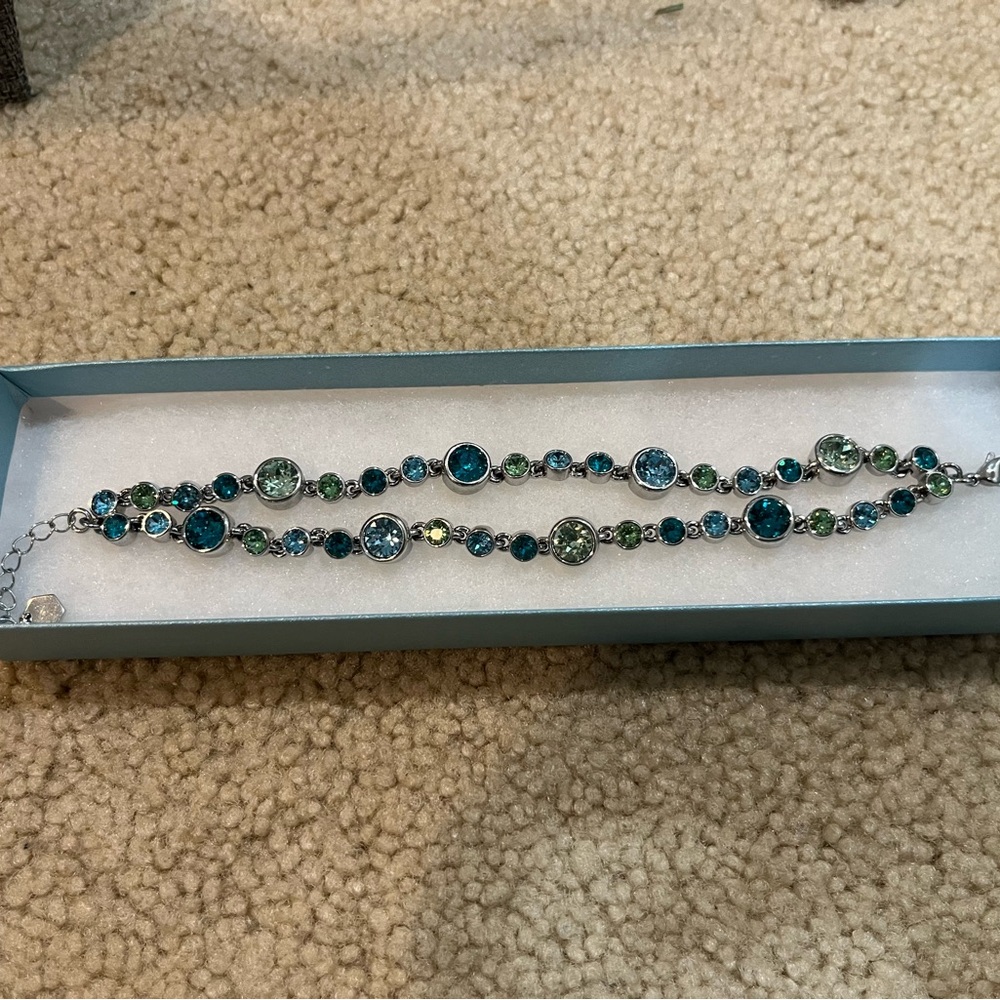 Touchstone Crystal Blue Sky Bracelet